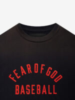 Fear of God Baseball Tees – Black