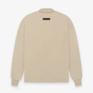 Essentials Ls Tee Dusty Beige